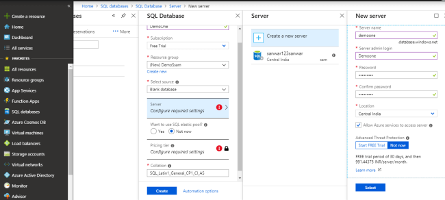 How To Create SQL Database In Azure And Connect With SQL Server Management Studio